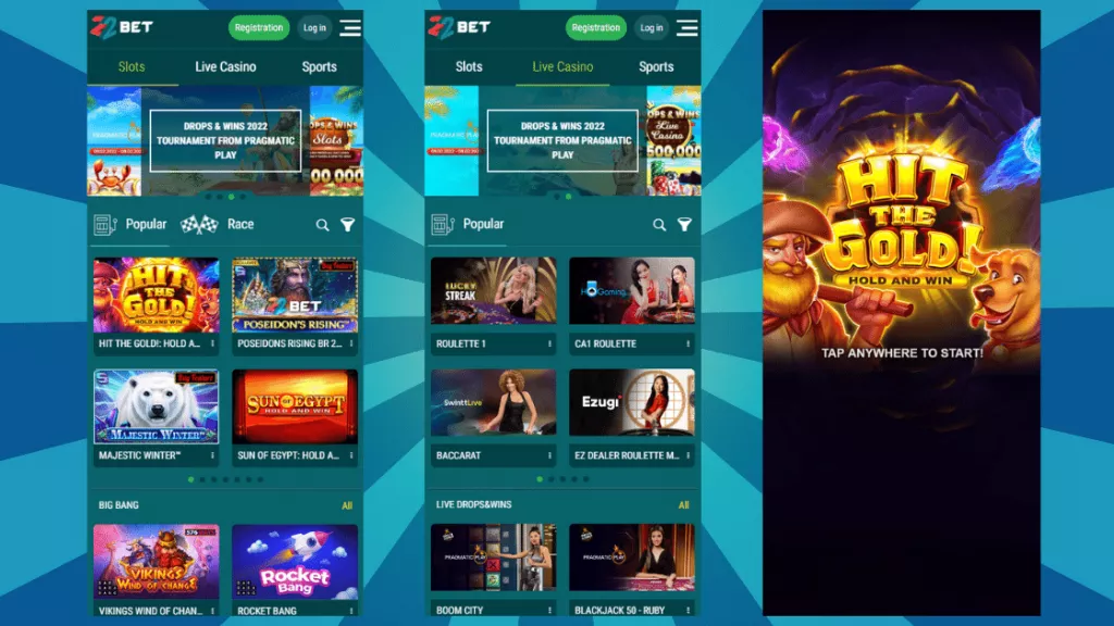 22bet aplikacija TOC 9