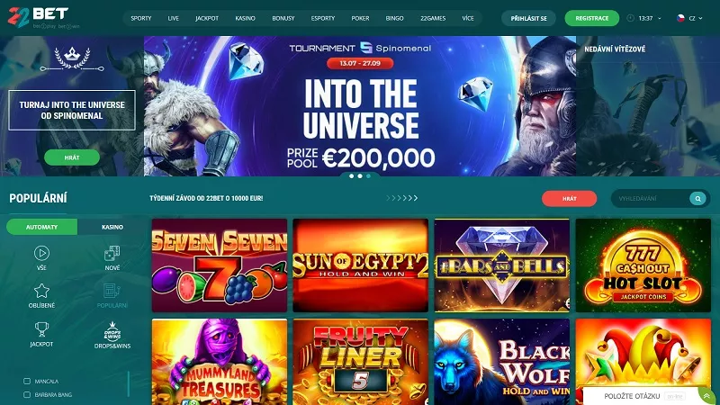 22bet klađenje TOC 9